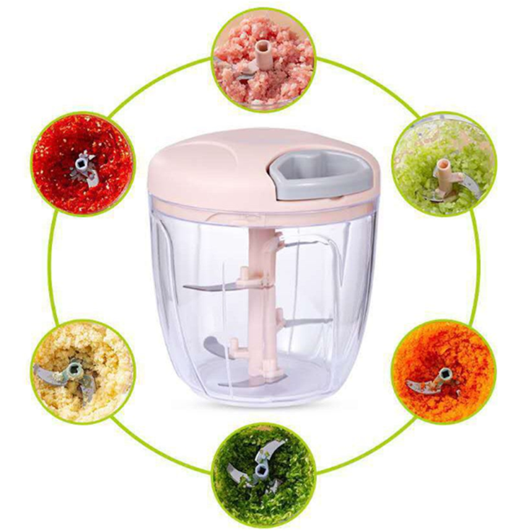 Hot Sale Multifunction Vegetable Cutter Garlic Twister Mini Manual Food Chopper