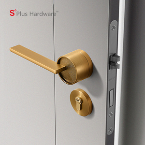 Simple Style Manufacturer Bedroom Mortise Indoor Door Handle Interior Wooden Door Lock