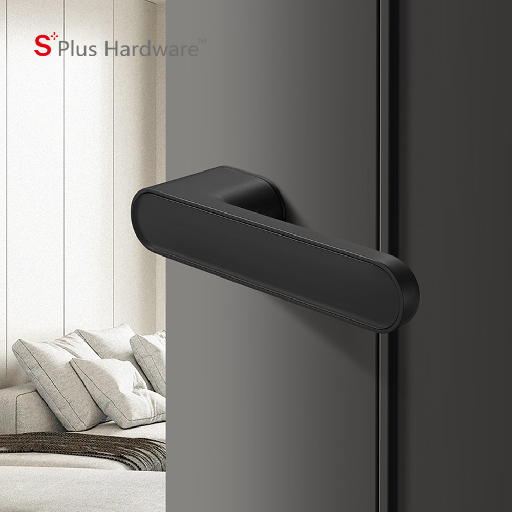 Silent Ecological Door Lock Handle Minimalist Privacy Modern Indoor Door Lock Bedroom Door Lock Handle