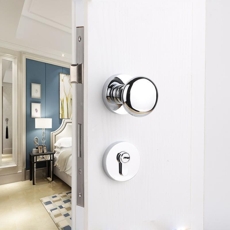 Modern New Design Security Set Knob Lock Indoor Bedroom Door Cylinder Universal Bathroom Ball Lock