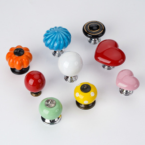 Hot Sell Cute and Eco-friendly Bedroom Furniture Ceramic Drawer Knobs Handles Furniture Kitchen 1000pcs