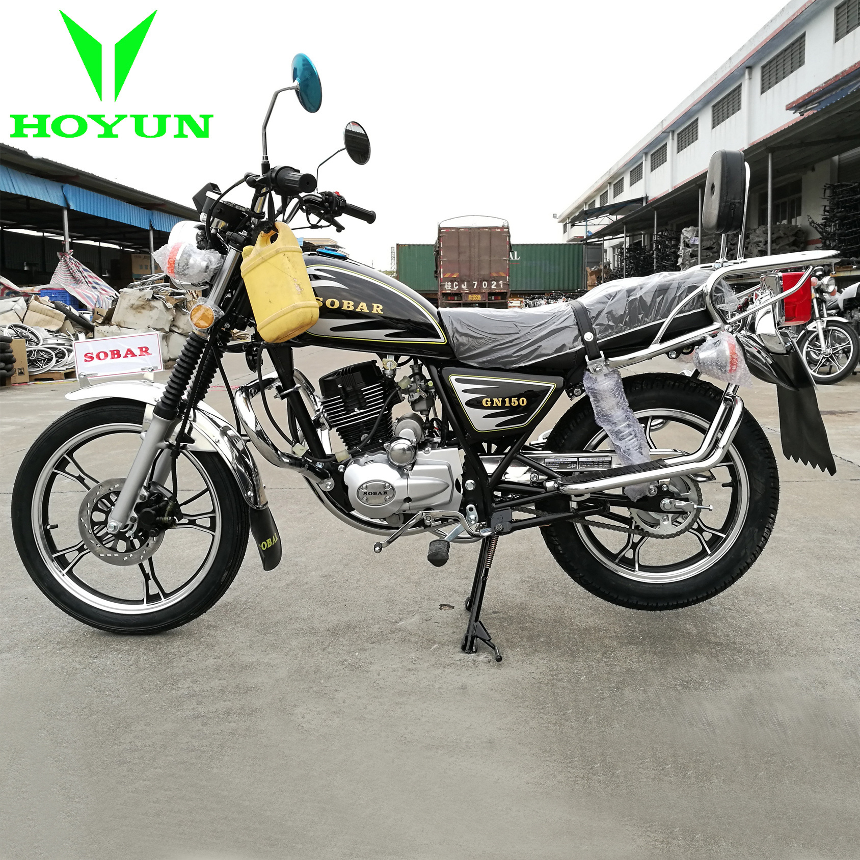 With SANLG Zongshen Loncin Shineray engine Tanzania Zambia Cameroon HOYUN Star Toyo Kasea Nami HJ125-8FT HJ125-8V motorcycle