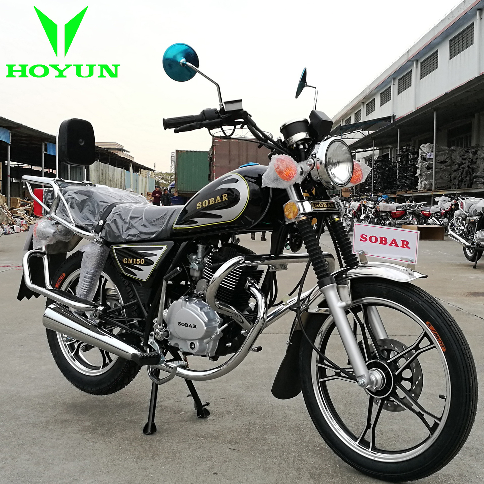 With SANLG Zongshen Loncin Shineray engine Tanzania Zambia Cameroon HOYUN Star Toyo Kasea Nami HJ125-8FT HJ125-8V motorcycle