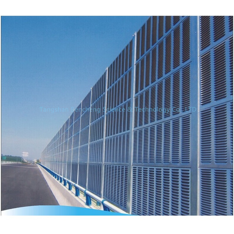 PMMA transparent noise barrier metal sound proof wall sound barrier fences anti sound metal noise barrier