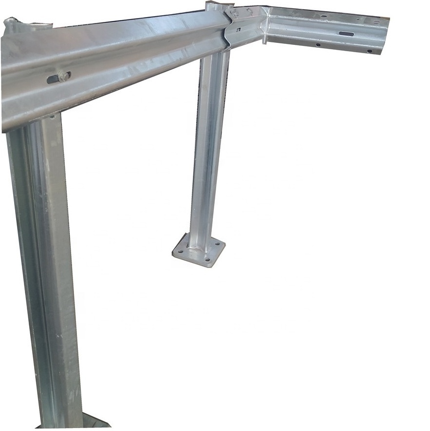 Steel Impact Car Park W Beam Safety Barrier Guard Rail