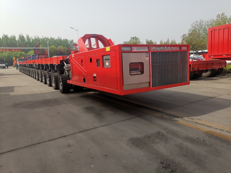 SPMT Heavy Transport Self-propelled hydraulic module trailer for heavy bridge large cargo transport