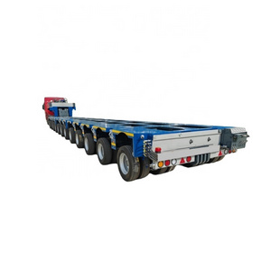 Hydraulic Multi Axles Low Bed Self Propelled Modular Transporter Truck Spmt Trailer