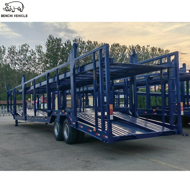 2/3axle Car Carrier Truck Trailer/SUV Vehicle Transporter Double Deck Semi Trailer