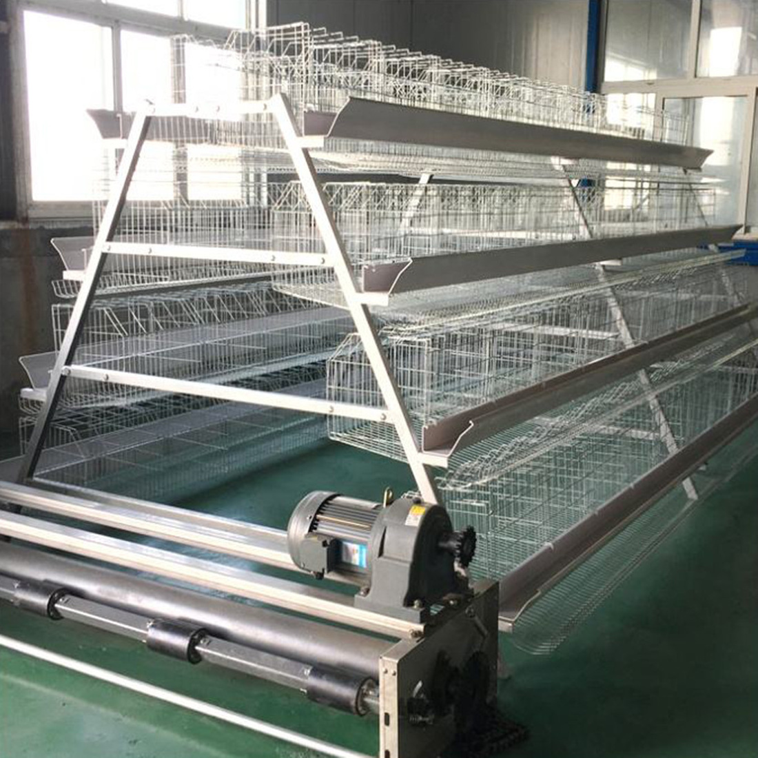 A Type H type  Battery Layer Chicken Cages Automatic Egg Poultry Farming Equipment System