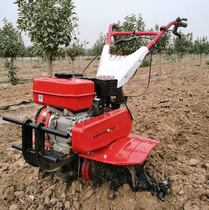 Mini Land Cultivator And Tillering Machine Power Tiller With Diesel Engine