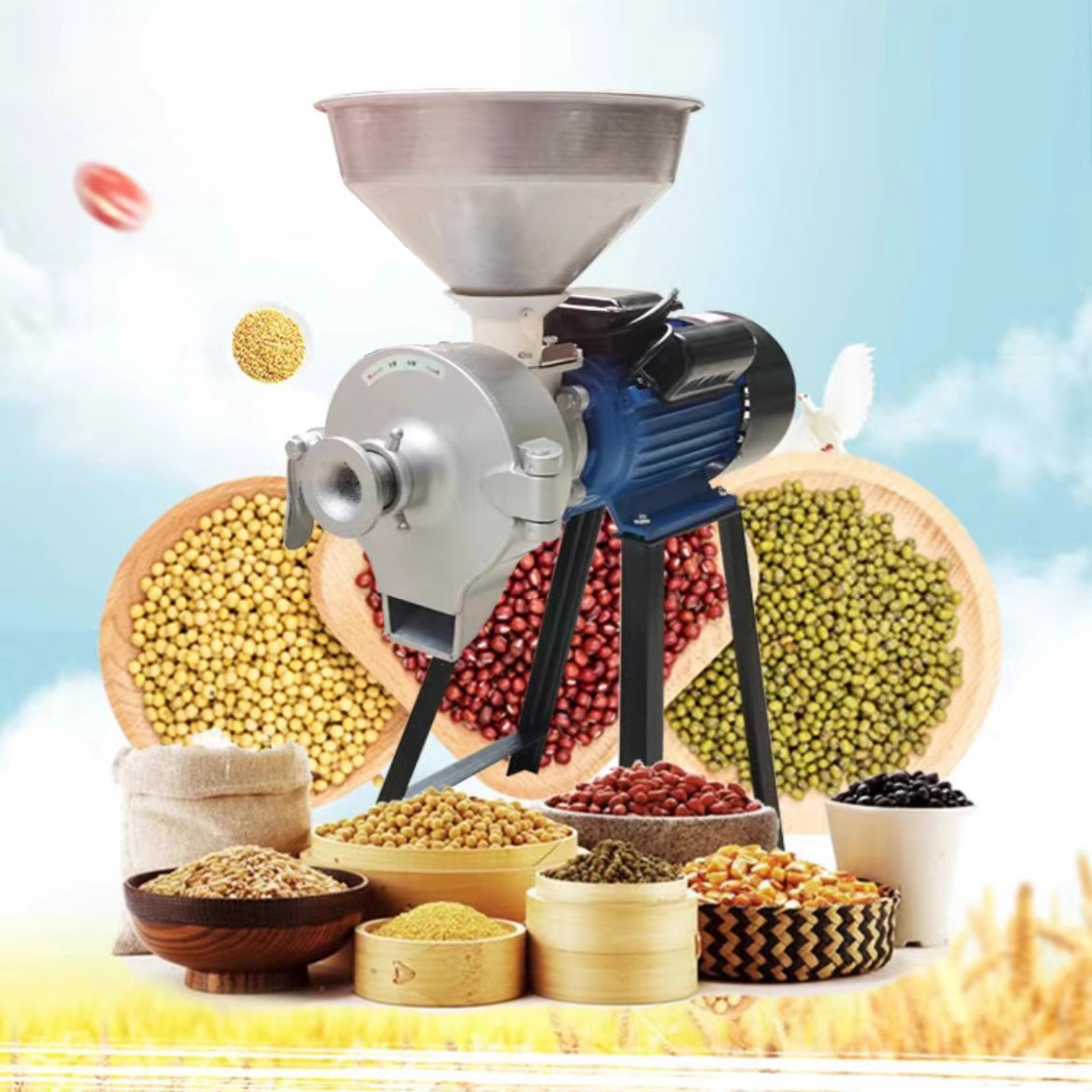 Corn Grits Semolina Make Sift Small Scale Maize Meal Grind Milling Machine Price for Sift