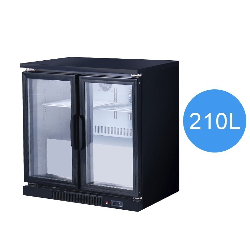 Air Cooling Mini Bar Refrigerator Showcase / 210L 330L Vertical Commercial Cold Drink Mini Fridge