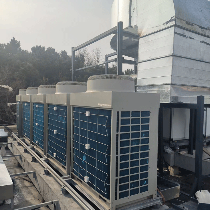 Ahu De 10 Tr De 120.000 Btu 70 Tons Ahu 63.6Kw Rooftop Air Conditioner Handling Ahu For Clean Room