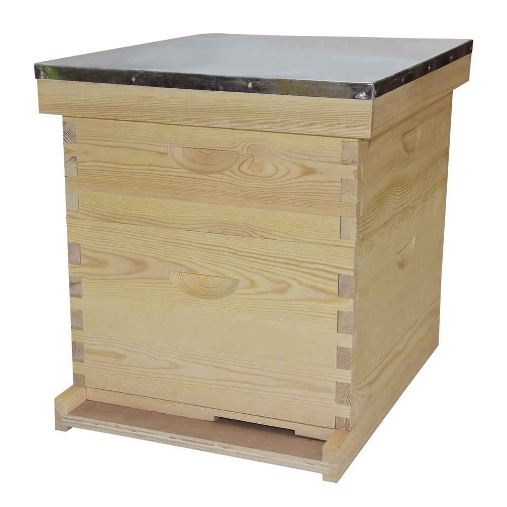 Benefitbee beekeeping honey bee hive box wooden custom beehive with queen excluder