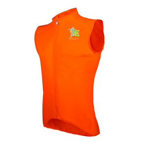 Wholesale OEM windproof reflective cycling vest for men, bike bicycle vest