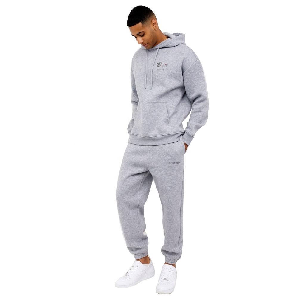 Oversized Hoodie Tracksuit Custom Logo Men Track Suits Private Label Jogger Sets Tech Fleece Tracksuits