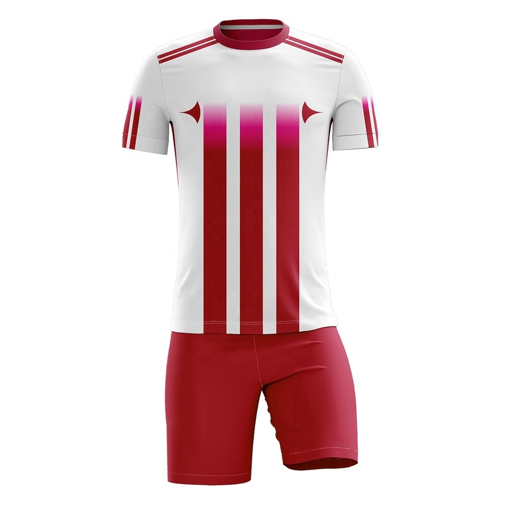 Wholesale Sublimation Uniform Kit Soccer Uniforms Reversible Soccer Jersey And Pant Outdoor Sports Uniform