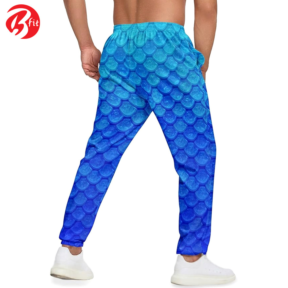 Sublimation Printing Men Wear Comfortable Fabric Jogging Bottoms Joggers Wholesale Best Design Printed Trousers Pants