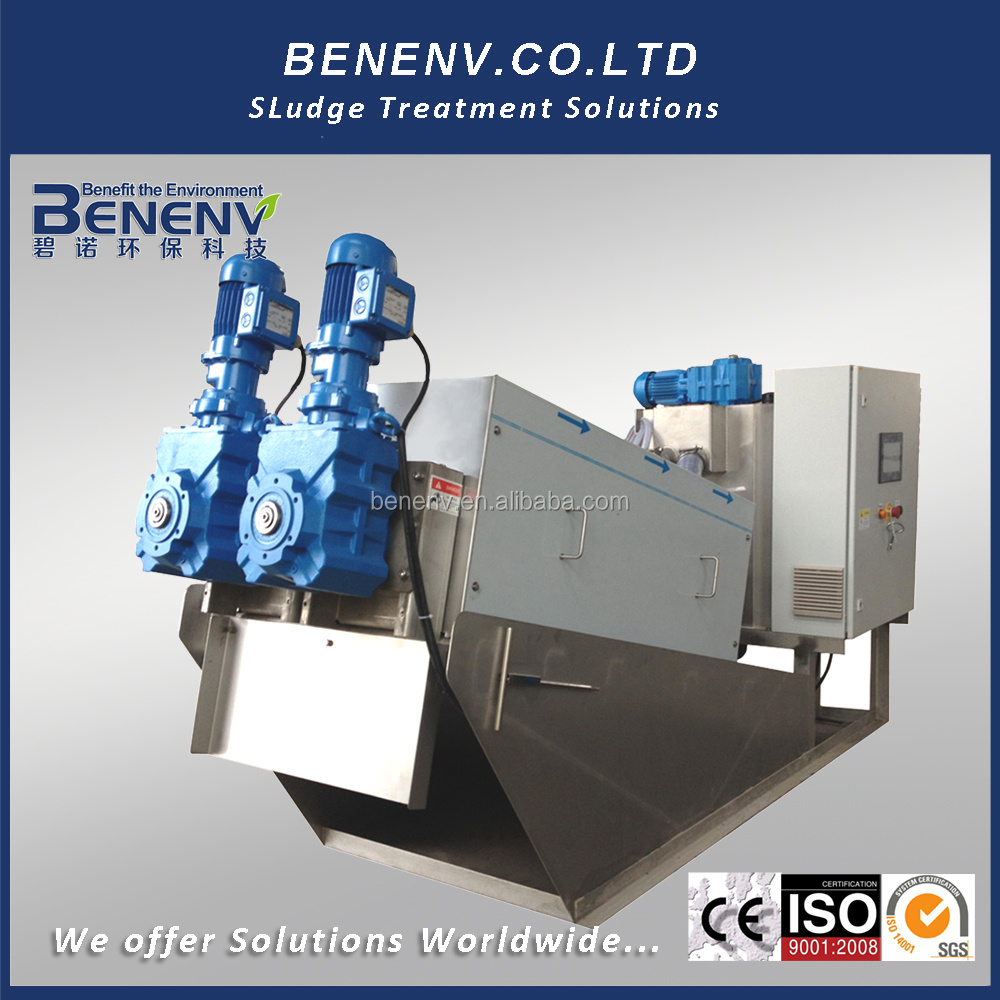 Automatic Self Cleaning Sludge Dewatering Screw Press