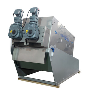 Automatic multi disk screw press sludge dewatering equipment for oily sludge treatment