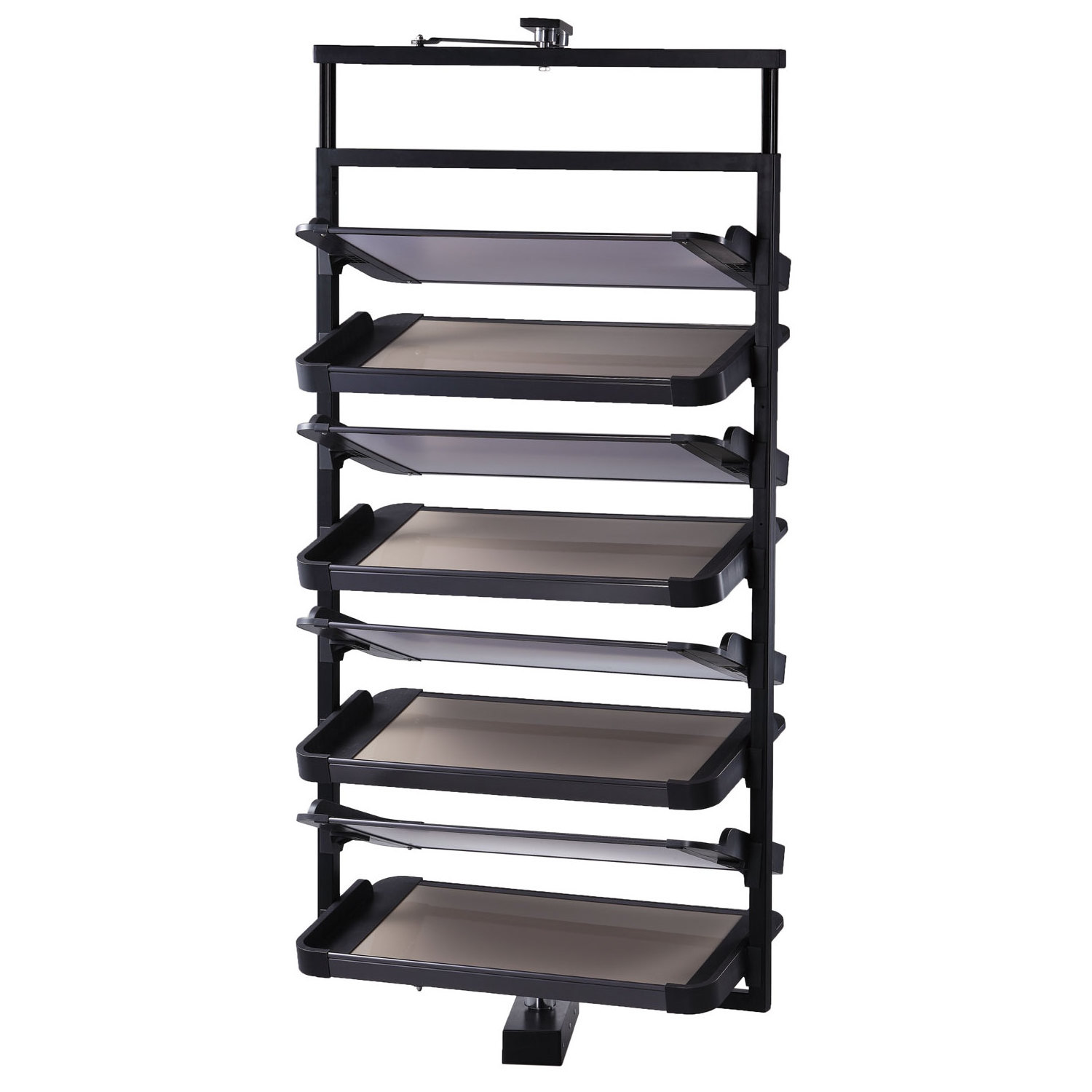 One-stop best service modern design 360 degree rotating slide out shoe racks for wardrobe