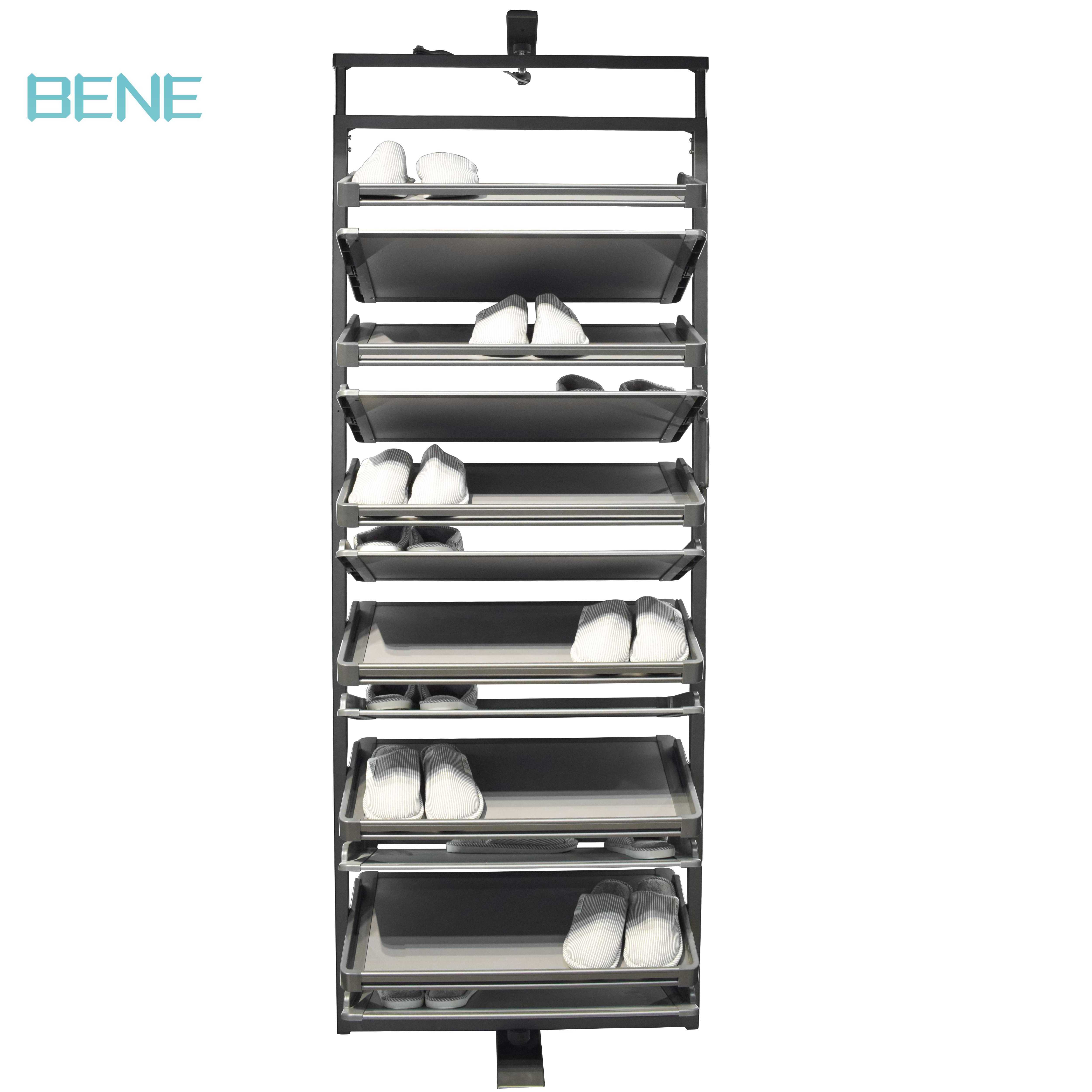 High Quality Wholesale  fashion silver gray shoes wall mounted shoe rack for bathroom