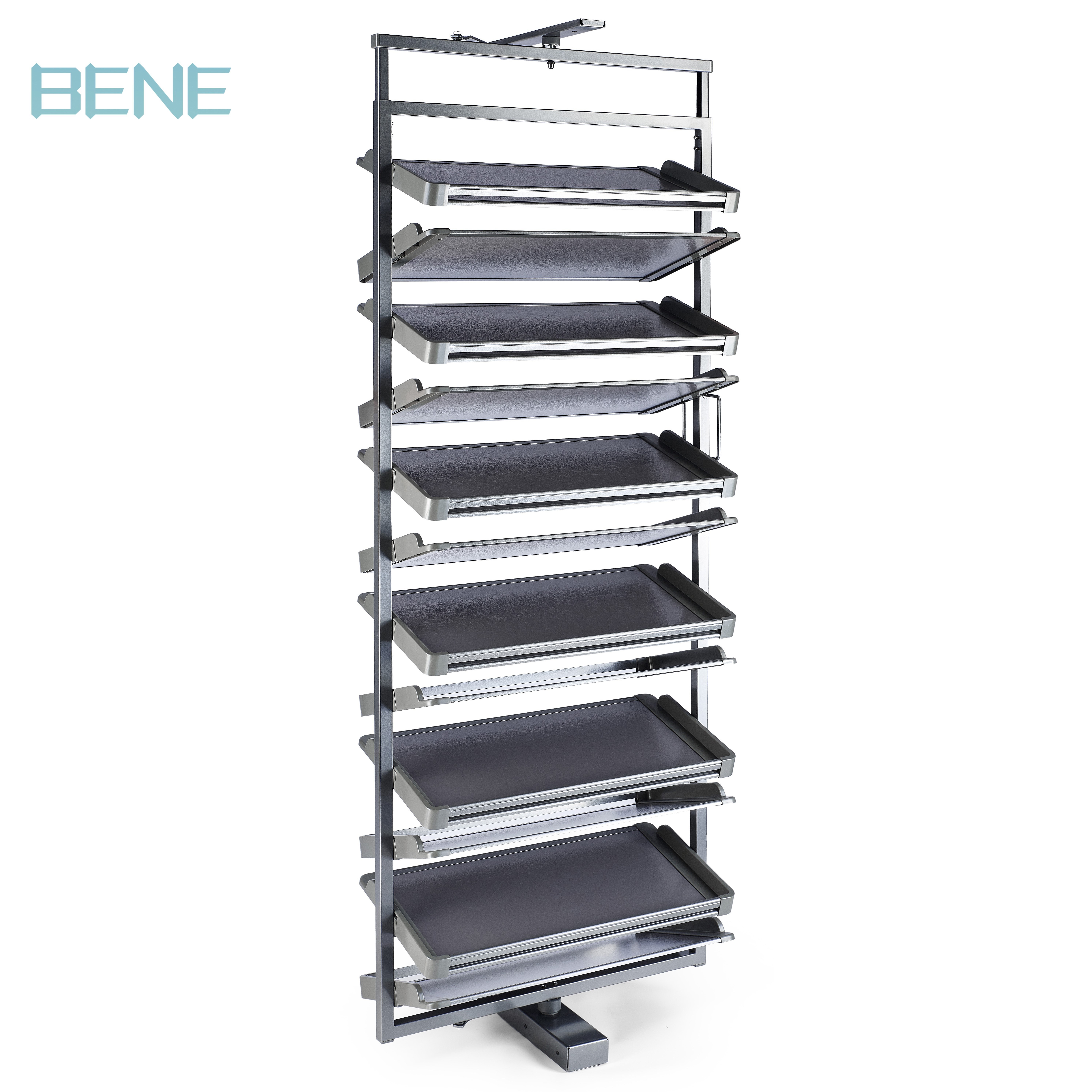 High Quality Wholesale  fashion silver gray shoes wall mounted shoe rack for bathroom