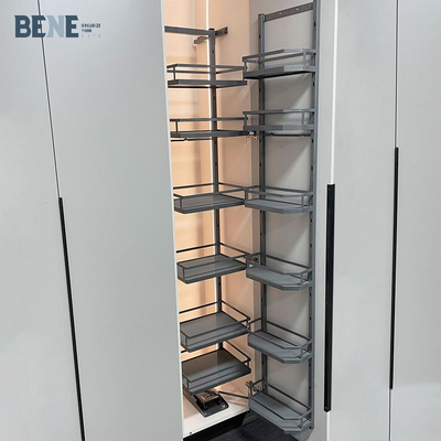Kitchen cabinet soft close 600 mm wooden pull out tall larder unit storage kitchen pantry organizer BestSuppliers
