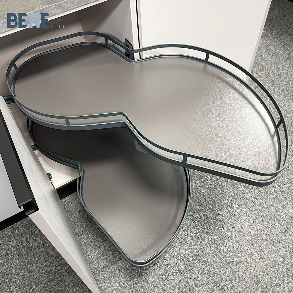 Kitchen Blind Corner Splice Swing Tray Kitchen Basket Magic Corner Swing Tray Pull Out Cabinet Drawer Accessories