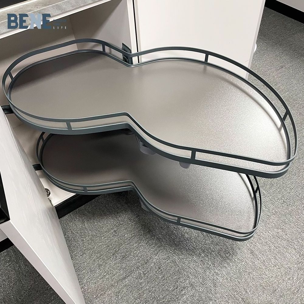 Kitchen Blind Corner Splice Swing Tray Kitchen Basket Magic Corner Swing Tray Pull Out Cabinet Drawer Accessories