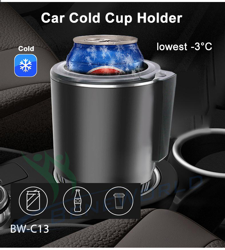 CE Approval Car Accessories Smart Electronics Car Cooling Cup Electric Portable Car Quick Cooling Cup Holder