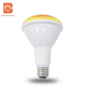 Benexmart Tuya Zigbee 3.0 BR30 Led Bulb RGBCW Dimmable Light Work with Smart Life SmartThings Hu Alexa Google Home Voice Control