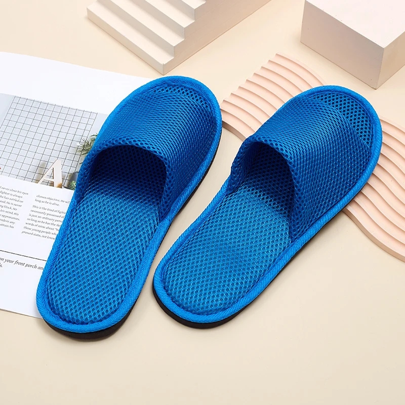 Mesh Slippers Multicolor Hotel Homestay Travel Men Women Indoor Eva Soft Bottom Slippers Open Toe Slippers