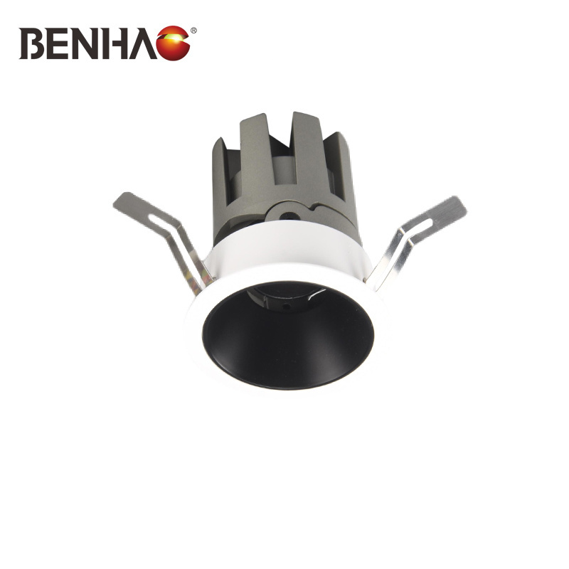 Designer Modern Anti-glare Adjustable Recessed COB Ceiling Spotlight with Osram LEDs for KA Chain Store