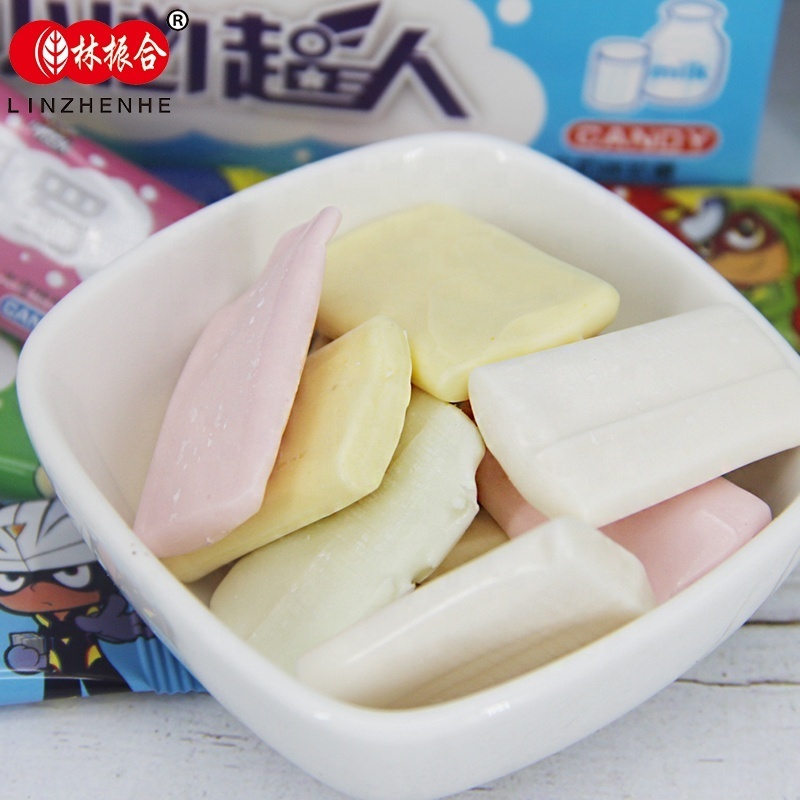 Yummy wholesale lemon flavor gummy fruit toffee soft candy import confectionery supplies