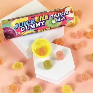 Natural juice Mixed fruit flavored bucket vegan Gummy Jelly