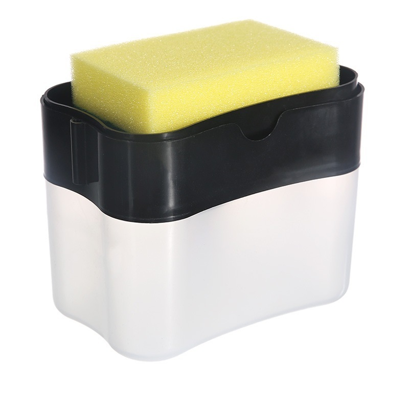 Soap Dispenser Sponge Holder 2 in1push-type Automatic Liquid Box