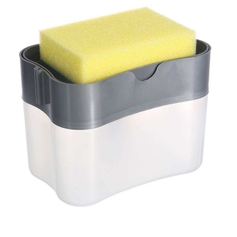 Soap Dispenser Sponge Holder 2 in1push-type Automatic Liquid Box