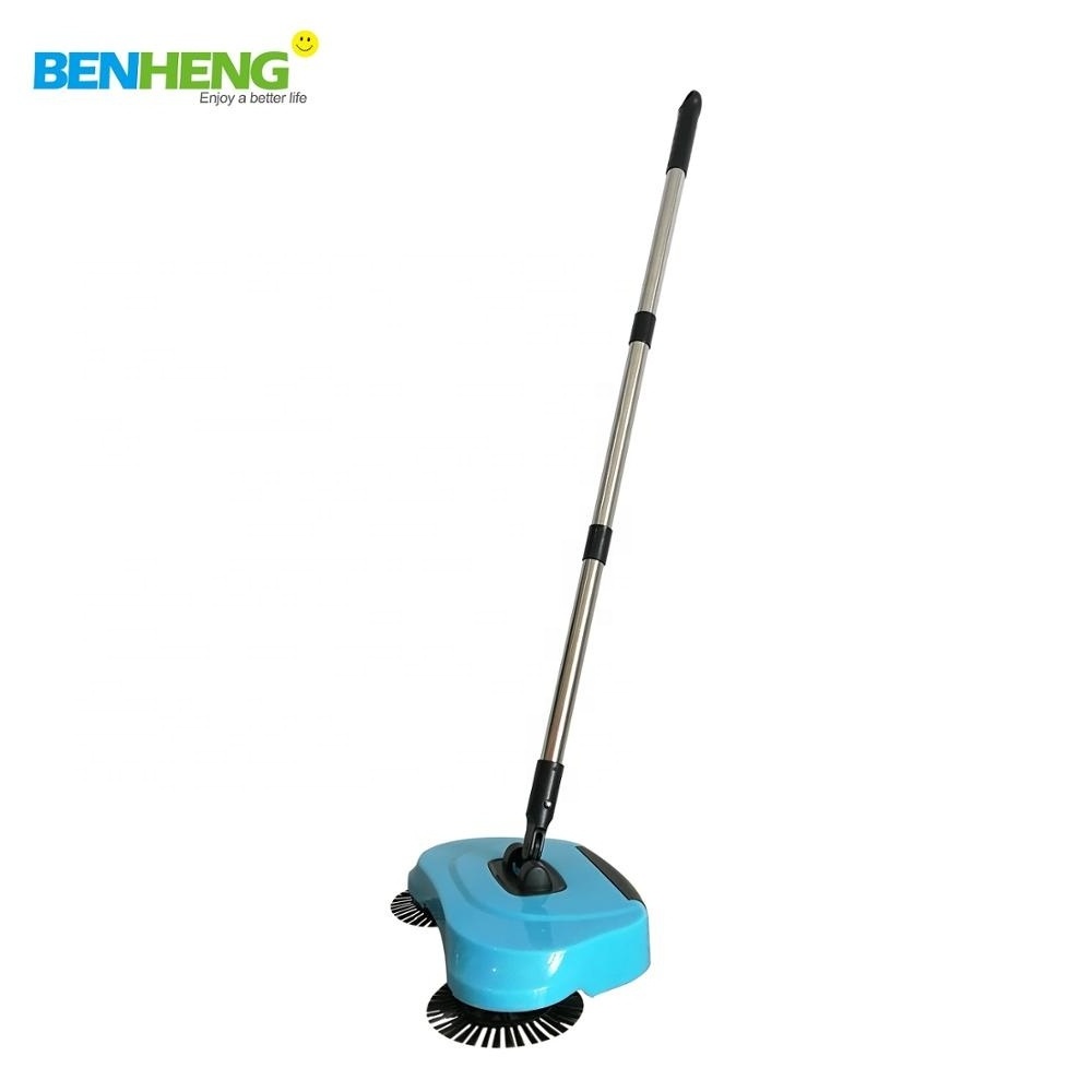 Hand Push Household Lazy Sweeper Broom 360 Degree Rotating Clean Sweeper Broom