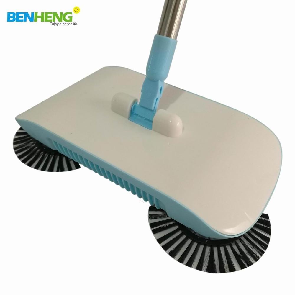 Sweeper BENHENG Household Hand Push Floor Sweeper Spin broom 360 degree spinning broom Sweeper