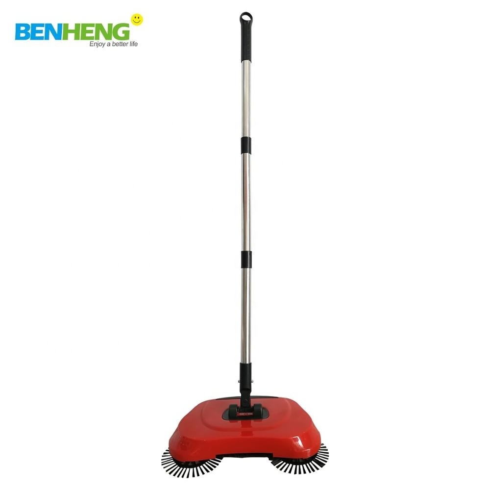 Hand Push Household Lazy Sweeper Broom 360 Degree Rotating Clean Sweeper Broom