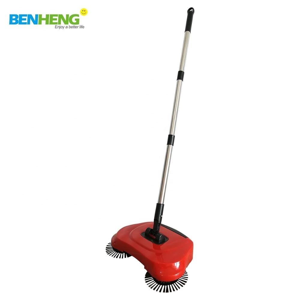 Hand Push Household Lazy Sweeper Broom 360 Degree Rotating Clean Sweeper Broom