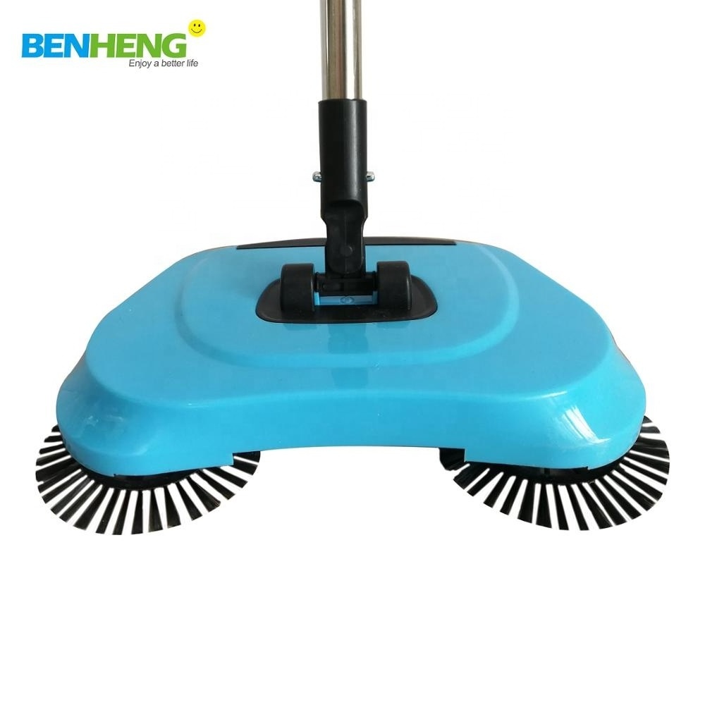 Hand Push Household Lazy Sweeper Broom 360 Degree Rotating Clean Sweeper Broom