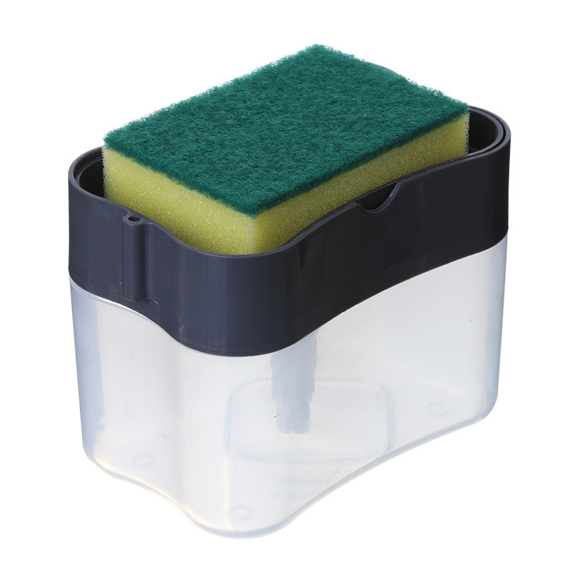 Soap Dispenser Sponge Holder 2 in1push-type Automatic Liquid Box