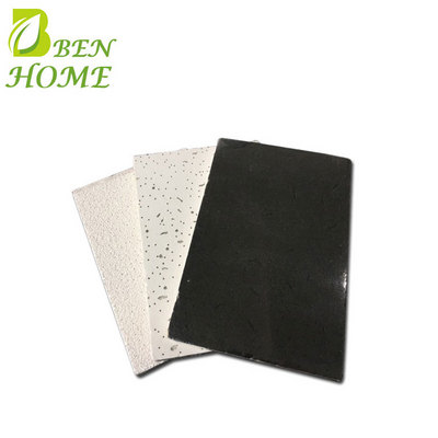 Black Acoustic Mineral Fiber Ceiling Tiles