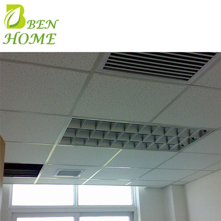 Black Acoustic Mineral Fiber Ceiling Tiles