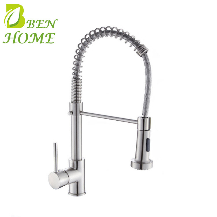 Sprayer Filetr Spring Sink Pull Out Kitchen Faucet