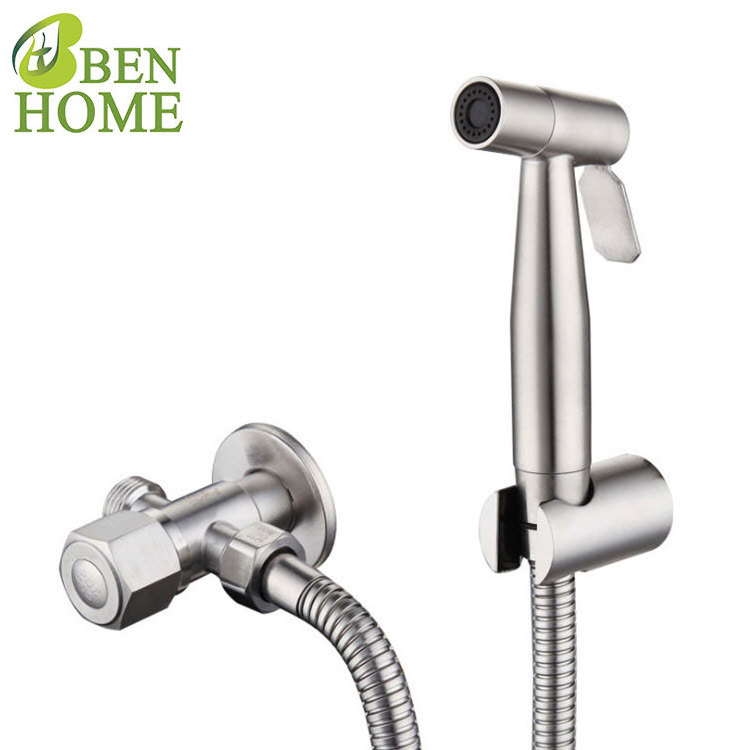 304 Stainless Steel Hand Shattaf Toilet Bidet Spray And Bathroom Bidet Spray Shower With Bidet Faucet