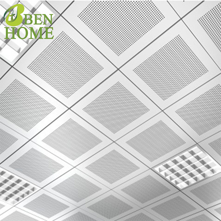 Standard Size Soundproof Aluminum False Ceiling Perforated Panel Low Price