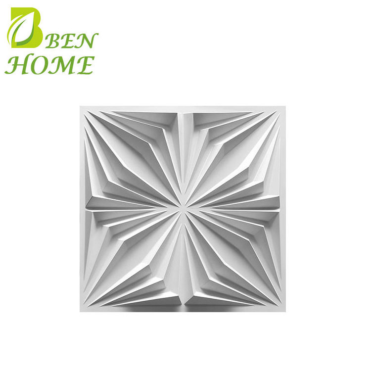 3D Texture PVC Wall Panel Embossed Wall Board